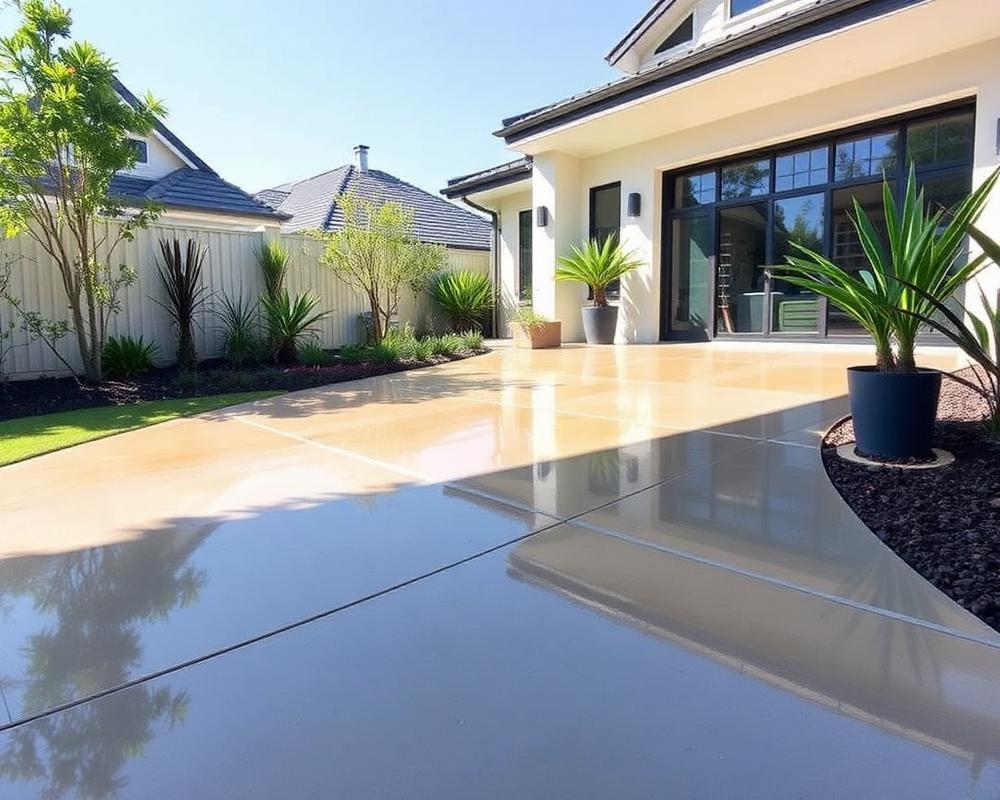 Driveway pressure clean