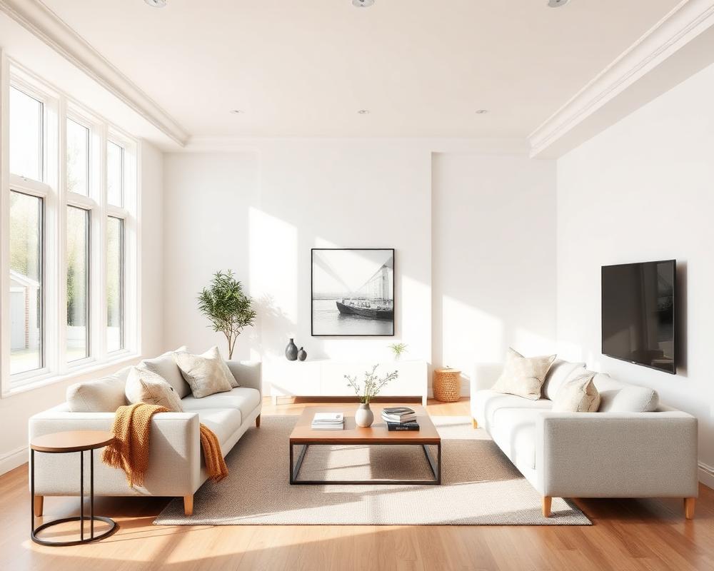 Living room tidy-up